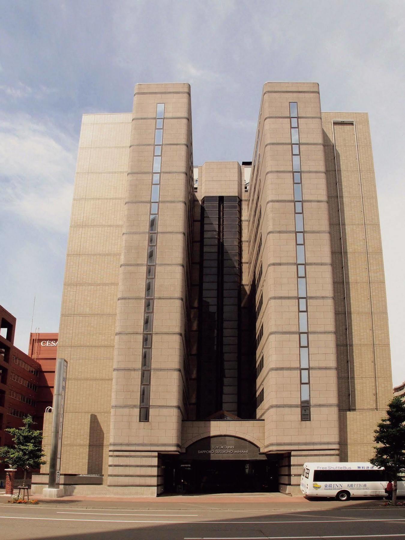 Toyoko Inn Hokkaido Sapporo Susukino Minami Exterior photo